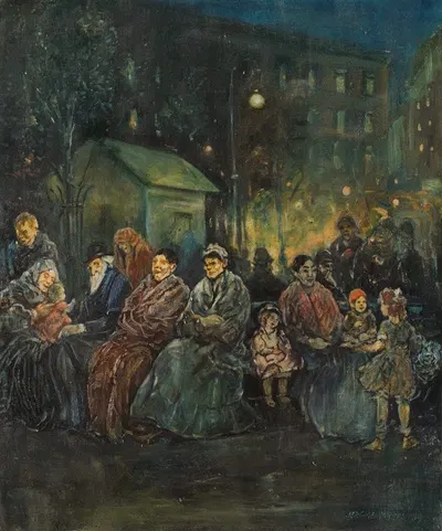 Ночь в парке Сьюарда by Джером Майерс — digital art print download