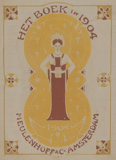 Het boek in 1904 by Рейньер Виллем Петрус де Врис, 1904 — digital art print download