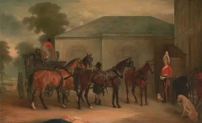 Тяга сэра Уоткина Уильямса Уинна by Джон Фернли, 1843 — digital art print download