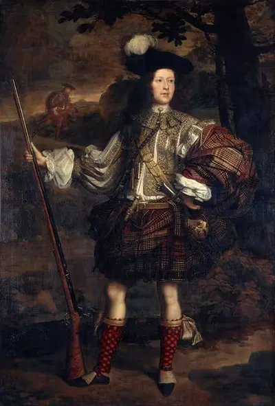 Лорд Мунго Мюррей (Ам Мораир Мунго Мойреах), 1668 – 1700. Сын 1-го маркиза Атолла by Джон Майкл Райт, 1683 — digital art…