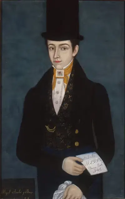 Portrait of Miguel Arochi y Baeza by José María Estrada — digital art print download