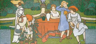 Панельная картина для виллы Шиффер by Йожеф Риппл-Ронаи, 1911 — digital art print download