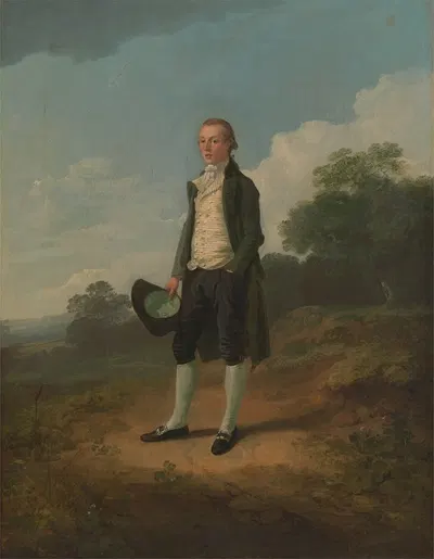 George Biggin by Julius Caesar Ibbetson, 1783 — digital art print download