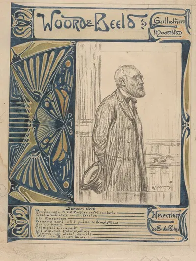 Woord en Beeld. Geïllustreerd Maandblad by Рейньер Виллем Петрус де Врис, 1896 — digital art print download