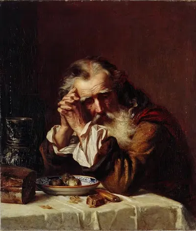 Голова старика by Карлис Теодорс Хунс, 1872 — digital art print download