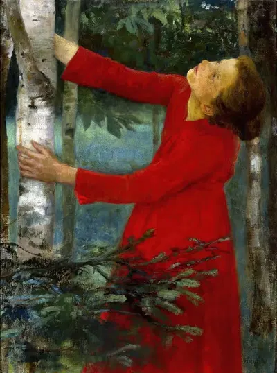 Пение птиц by Карой Ференци, 1893 — digital art print download