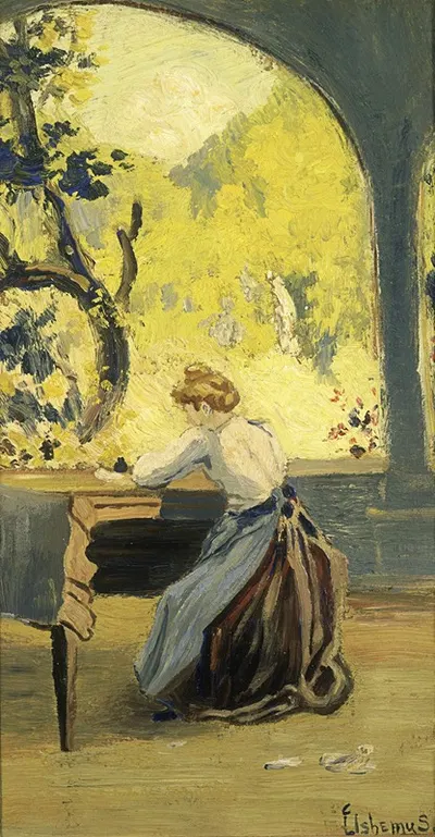 Verandah in Spring by Louis Michel Eilshemius — digital art print download