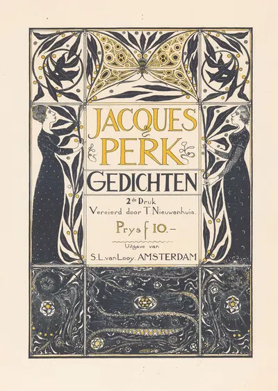 Jacques Perk, Gedichten, 1897 by Тео Нивенхейс, 1897 — digital art print download