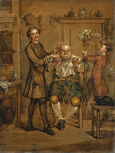 Парикмахер by Марцеллус Ларун младший — digital art print download
