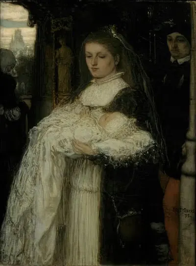 Christening Procession in Lausanne by Matthijs Maris — digital art print download