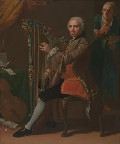 Cristiano Giuseppe Lidarti and Giovanni Battista Tempesti by Nathaniel Dance Holland — digital art print download