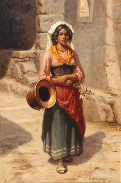 Marietta by Niels Frederik Schiøttz-Jensen, 1908 — digital art print download