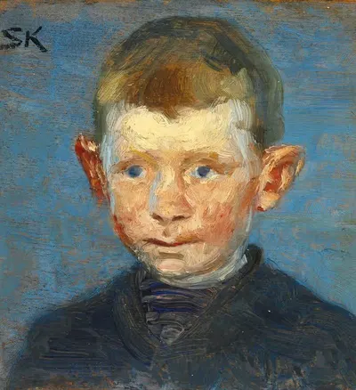 Hoved af en dreng by Peder Severin Krøyer, 1899 — digital art print download