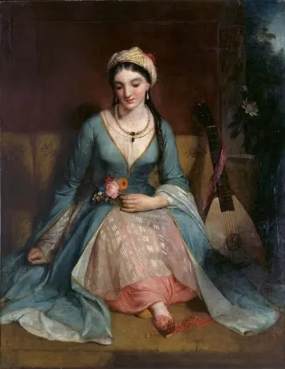 A Young Greek Woman by Henry William Pickersgill — digital art print download