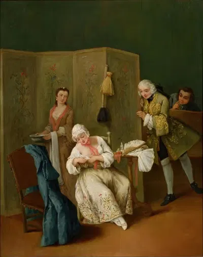 The Indiscreet Gentleman by Pietro Longhi — digital art print download