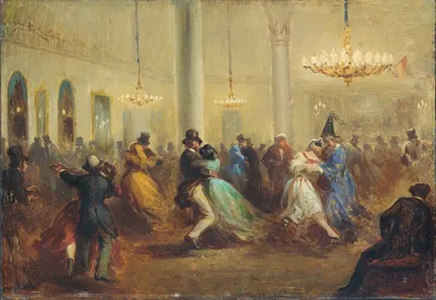 Бал капелланов by Рикардо Баласа, 1860-1865 — digital art print download