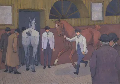 The Horse Mart by Robert Polhill Bevan — digital art print download