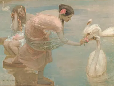 A summer morning by Rupert Bunny, 1897 — digital art print download