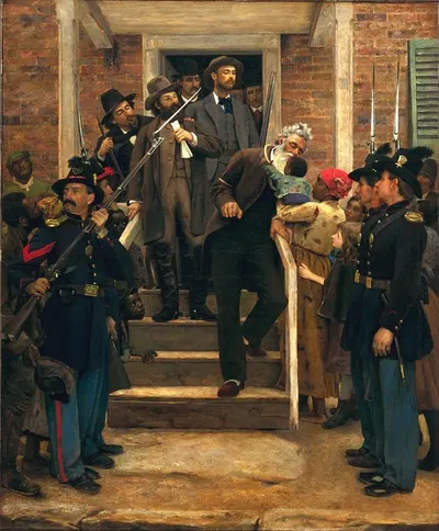 Последние моменты Джона Брауна by Томас Ховенден — digital art print download