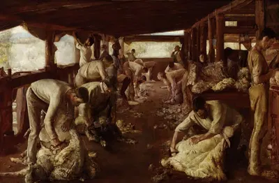 The Golden Fleece by Tom Roberts, 1894 — digital art print download