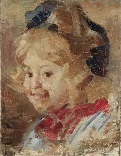 Head of a Girl by Vidosava Kovačević — digital art print download