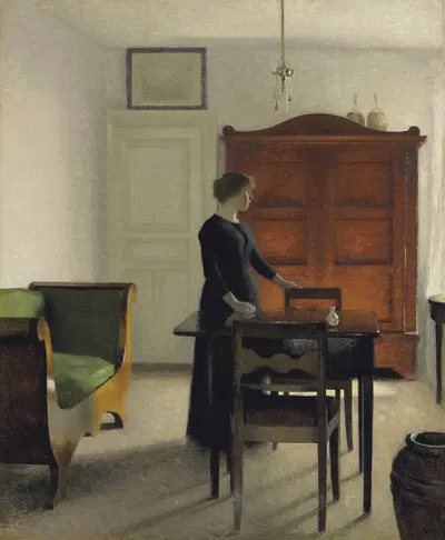 Stue by Vilhelm Hammershøi, 1897 — digital art print download