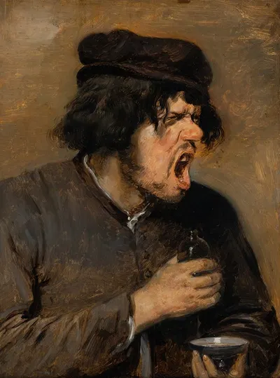 The Bitter Potion by Adriaen Brouwer — digital art print download