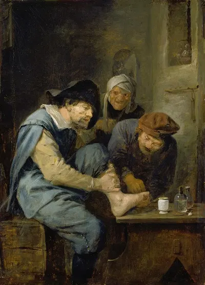 The Foot Operation by Adriaen Brouwer — digital art print download