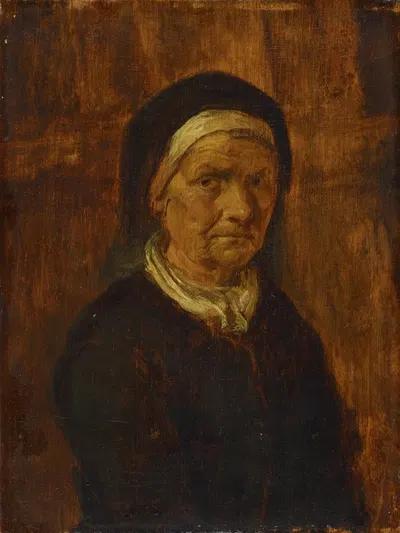 Old Woman by Adriaen Brouwer — digital art print download