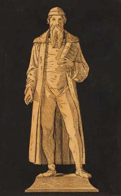 Иоганн Гутенберг by Андреас Флинч, 1812 – 1871 — digital art print download