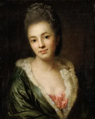 Портрет Огюста Сульзера, жены художника by Антон Граф, 1771 — digital art print download