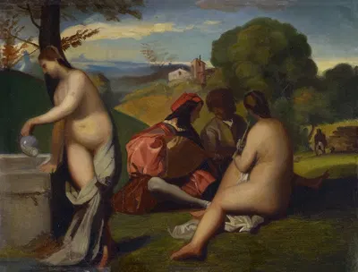 Пасторальный концерт by Бартелеми Менн, 1838–1843 — digital art print download