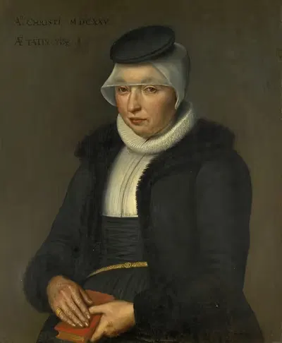 Портрет Доротеи Вассерхун, жены Петра Риффа by Бартоломей Зарбург, 1625 — digital art print download