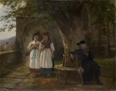 Непреднамеренное признание by Бенжамен Вотье, 1881 — digital art print download