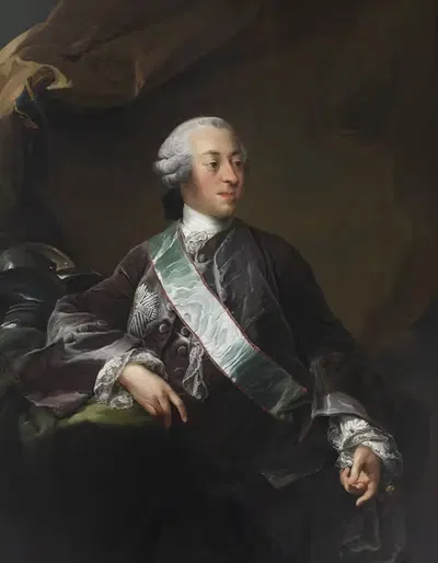 Могенс Шеель фон Плессен из Фуссингё и Сельсё by Карл Густав Пило, 1744 – 1747 — digital art print download