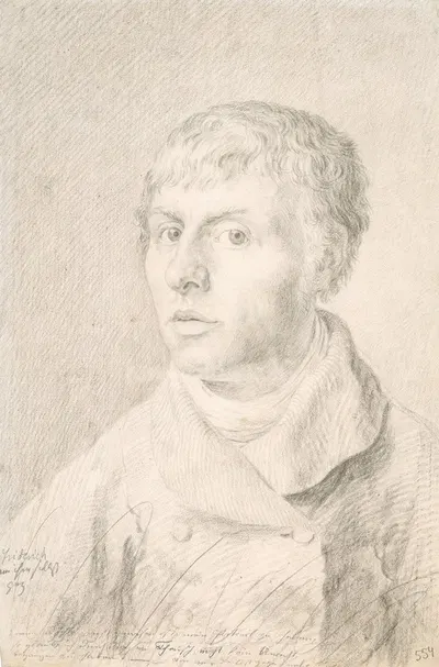 Self-portrait by Каспар Давид Фридрих, 1800 — digital art print download