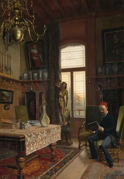 Ателье господина Уилета в Ле Везине by Коен Мецелаар, 1880 — digital art print download