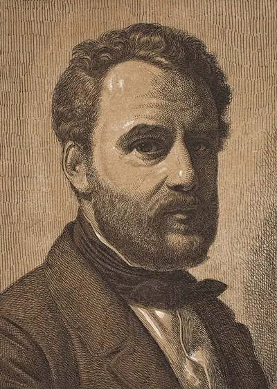 Портрет Вильгельма Марстрана by Константин Хансен, 1851 – 1852 — digital art print download