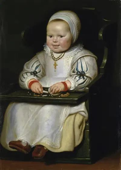 Portrait of Susanne de Vos, the Painter’s Third Daughter by Cornelis de Vos, 1627 — digital art print download