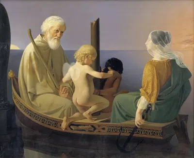 Старость. Из серии; Четыре возраста человека by Дитлев Блунк, 1840 – 1845 — digital art print download