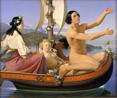 Молодость. Из серии; Четыре возраста человека by Дитлев Блунк, 1840 – 1845 — digital art print download