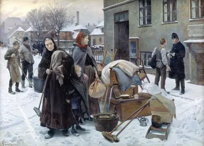 Выселенные арендаторы by Эрик Хеннингсен, 1892 — digital art print download