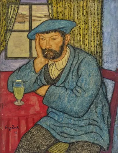 Бородатый человек by Евгений Зак, 1908 — digital art print download