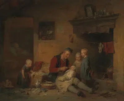 Родильная палата by Фердинанд де Бракелер — digital art print download