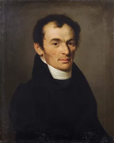 Портрет неизвестного человека by Франц Иосиф Ментелер, 1812 — digital art print download
