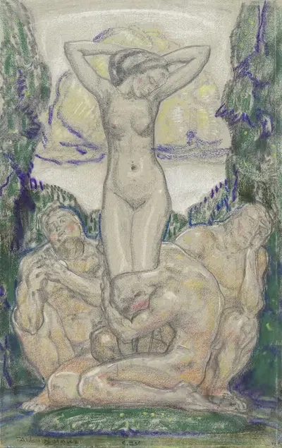 Адорация II, 9 марта 1911 by Фридрих Август Вайнцхаймер — digital art print download