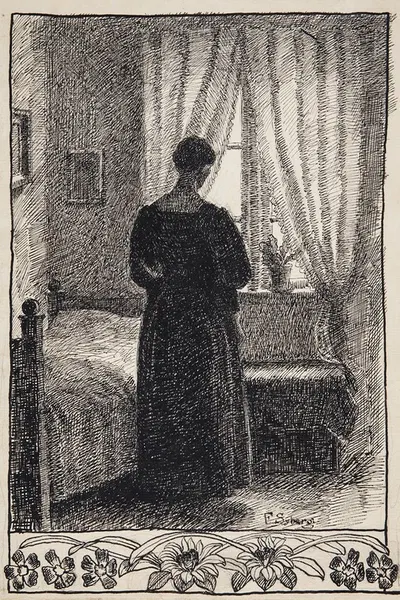 В спальне. Анна Сиберг by Фриц Сиберг, 1893 - 1894 — digital art print download