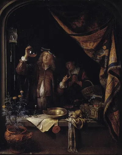 Визит к доктору by Геррит Доу, 1660 – 1665 — digital art print download