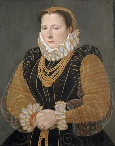 Портрет Евы Трухсесс фон Рейнфельден by Ганс Бок старший, 1580 — digital art print download