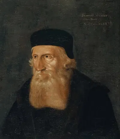 Портрет Джона Уиклифа by Ганс Бок старший, 1591 — digital art print download
